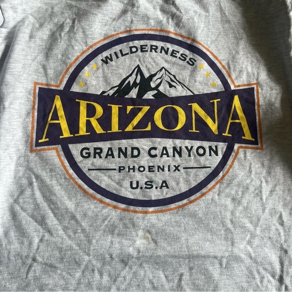 Boohoo Grey Arizona Grand Canyon Crewneck Sweatshirt Womens Large - Picture 2 of 4